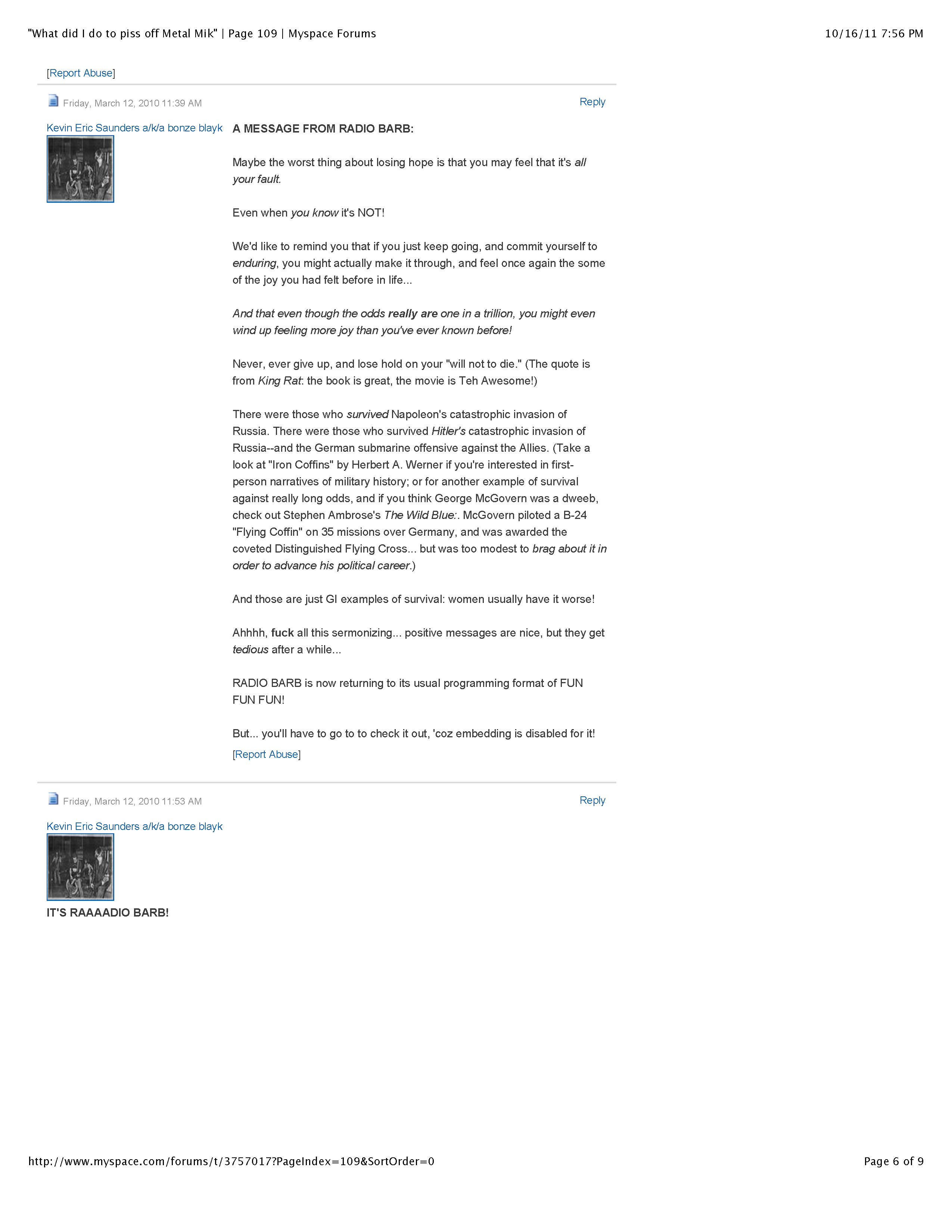 ./MySpace - 'What did I do to piss off Metal Mike' | Page 109 | Myspace Forums re Metal Mike Saunders_Page_6.png